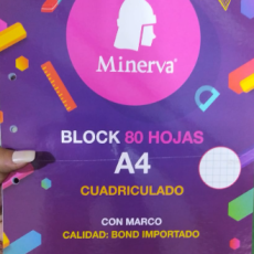Block A4  80 hojas