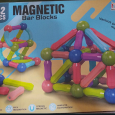 Magnetic bar blocks