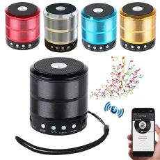Mini Speaker Portable Mini Bluetooth Speaker with Strap Unique Design Superior Sound Quality