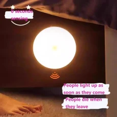 2025 new human body sensing light automatically lights at night home corridor USB charging night light