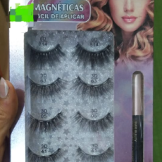 Set de pestañas más pegamento