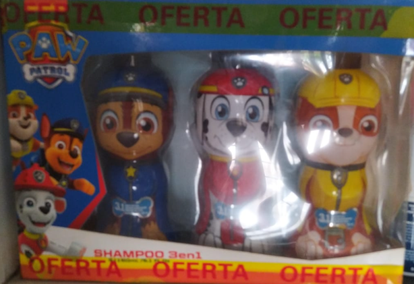 set de shampoo 3 en 1